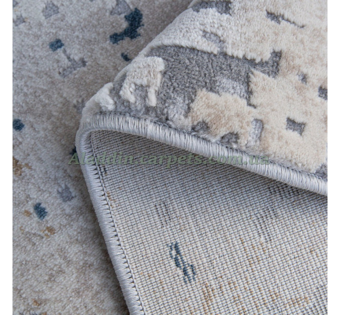 Ковер La Cassa 6360A D.blue L grey
